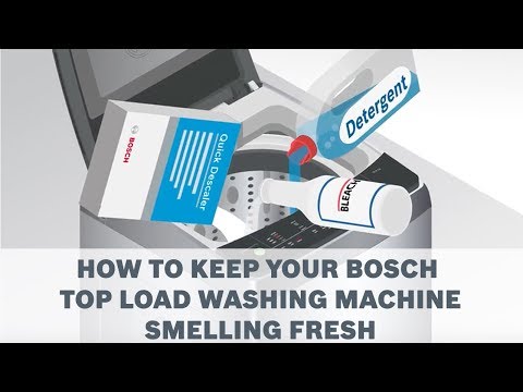 Cleaning tips for maintaining your Bosch Top Load...