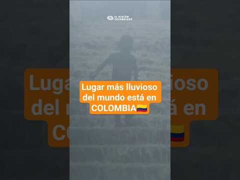 Lugar más lluvioso del mundo esta en COLOMBIA 💛💙❤️ #colombia #shorts #viralshorts