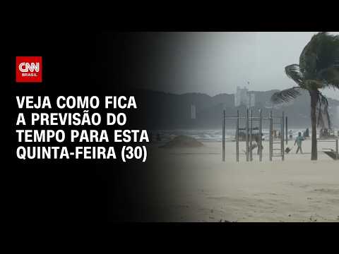 Previsão do tempo: Ventos perdem força com avanço de frente fria | CNN PRIME TIME