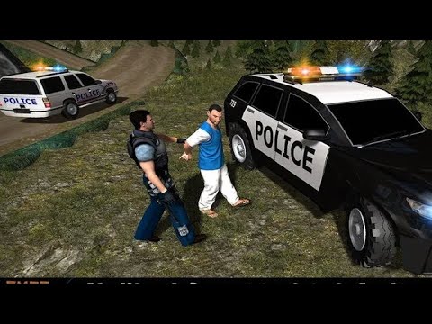 Hill police crime simulator game video for kids