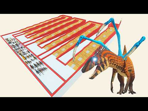 ESCAPE FROM ALIEN CONCAVENATOR - Animal Revolt Battle Simulator - ARBS