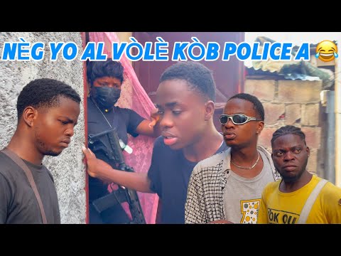 NÈG YO AL VÒ LÈ KÒB POLICE A😂😂tiboule izi pretty boy LOUCH