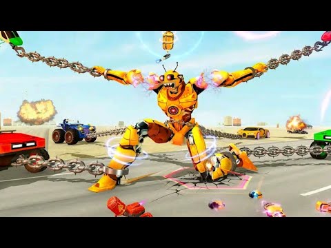 Robot Car Transformation: Robot Transforms Into Fast Helicopter - Jetkopter