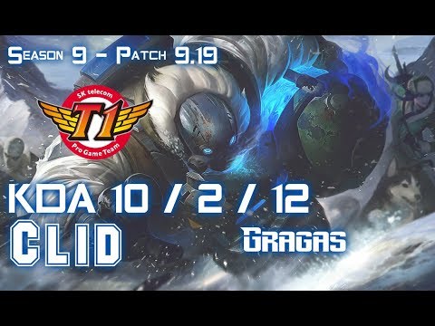 SKT T1 Clid GRAGAS vs LEE SIN Jungle - Patch 9.19 KR Ranked
