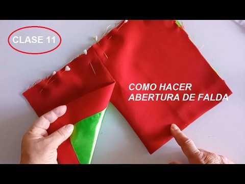 PATRÓN y MONTAJE Abertura trasera falda - Emprende y gana Dinero CLASE 11