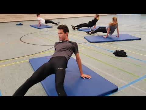 Training mit Abstand - Teil 45 - Aufwärmen und Kräftigen mit Turnmatten   Teil 1