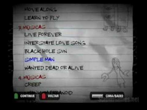 guitar hero playstation 2 songs