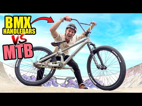 BMX HANDLEBARS ON MY MOUNTAIN BIKE IS PURE DREAMS - THE MTBMX