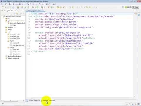 lesson05 04 Reviewing the new tag view xml layout