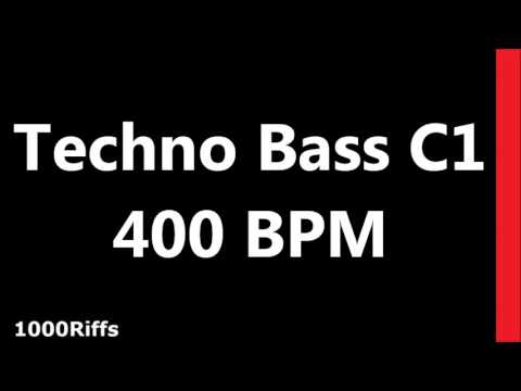Techno Bass Metronome C1 : 400 BPM : Beats Per Minute