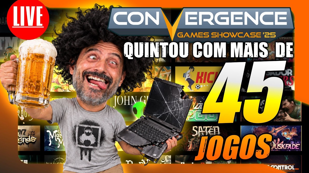 🎮🚨AO VIVO - QUINTOU COM MAIS DE 45 JOGOS NO Convergence Games Showcase OCTOBER 2026 #Convergence
