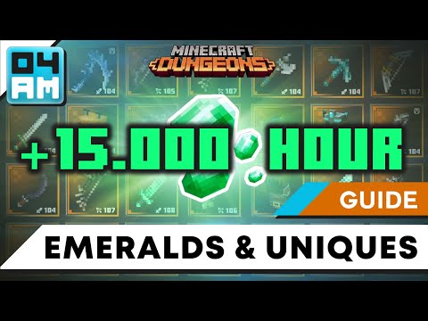 04AM - Get 15k Emeralds per Hour in Minecraft Dungeons!