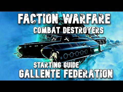 Gallente Destroyer Starting Guide - Eve Online PvP - 2025 - Faction Warfare #eveonline #mmo #sandbox