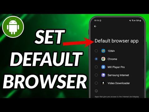 How To Set Default Browser In Android