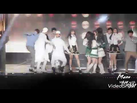 Got7 Bambam & Lovelyz Sujeong Moments (141221 SBS Gayo Daejun)