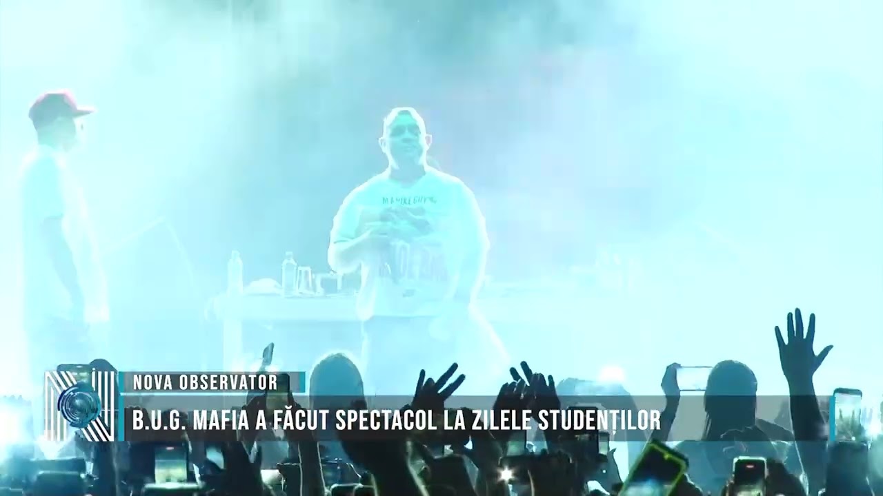 B.U.G. Mafia a făcut spectacol la Zilele Studenților