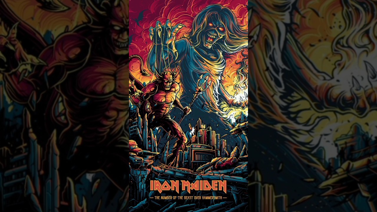 DAN MUMFORD X IRON MAIDEN : collection of official artwork #shorts #shortvideo #metalart #ironmaiden
