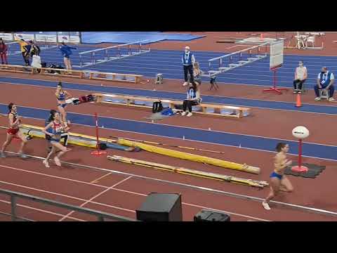 1500m [Ž], LORENA BARTAKOVIĆ - Prvenstvo Balkana u dvorani za juniore i juniorke 2022