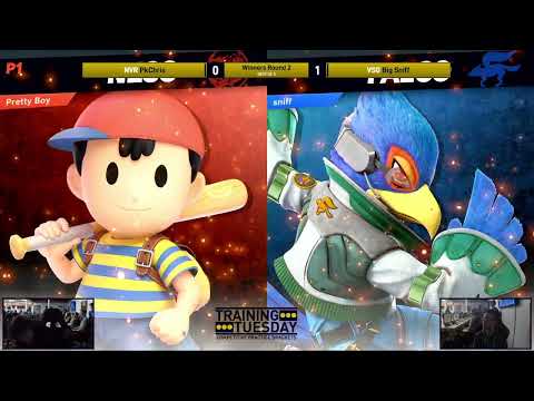 PkChris (Peach/Ness) vs Big Sniff (Falco) | Training Tuesday #085 Winners Round 2