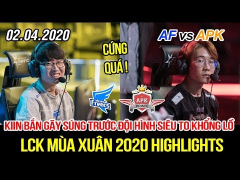 [LCK 2020] AF vs APK Game 1 Highlights | Kiin cầm Jayce bắn gãy súng trước đội hình siêu cứng
