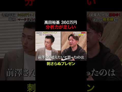 経済学科 分析力が乏しい　【高田裕基】希望年収360万円