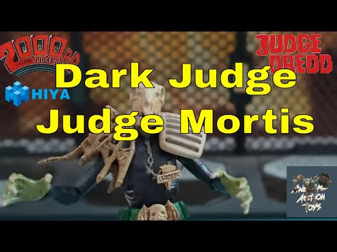 Hiya Toys 2000AD Judge Dredd Dark Judge Judge Mortis 1:18 scale action figure. A cracking release!