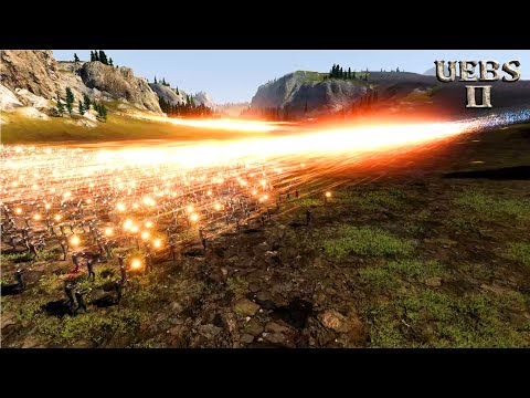 CAN 100,000 JOHN WICK DEFEAT 1,000,000 LASER KNIGHTS? | Ultimate Epic Battle Simulator 2 | UEBS 2