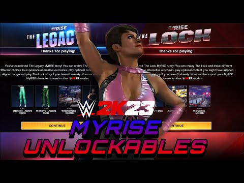 WWE 2K23 ALL MYRISE UNLOCKABLES