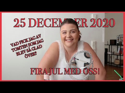 FIRA JUL MED OSS! | Vad fick jag av tomten som jag blev så glad över?