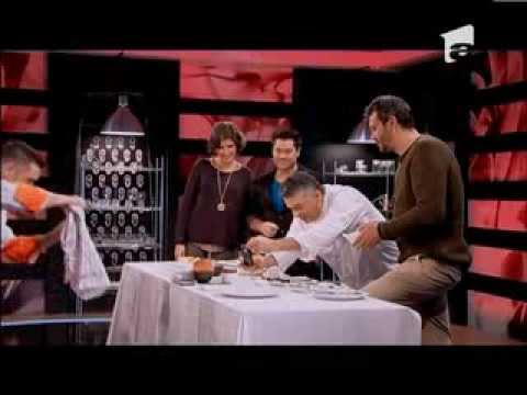 Chef Tudor Constantinescu, lecţie de preparat souffle