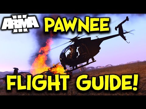 ArmA 3 Pawnee Gunship Guide 101 ►EVASIVE MANEUVERS AND TARGETING!