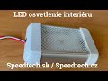 LED osvetlenie interiéru 12V / 24V - univerzálne 24x SMD LED (160x96x27mm) - Video Youtube