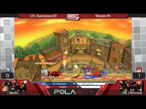 CFLS69 - Misawa (Meta Knight) vs FBC | Bouffaloof (Ness) - WR2