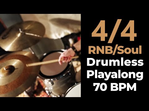 4/4 RNB/Soul Drumless Playalong (70bpm)