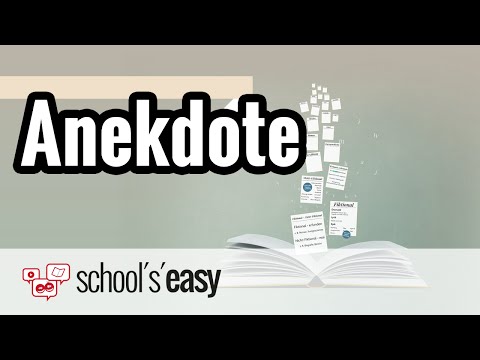 Anecdote - Characteristics - Distinguish between text types