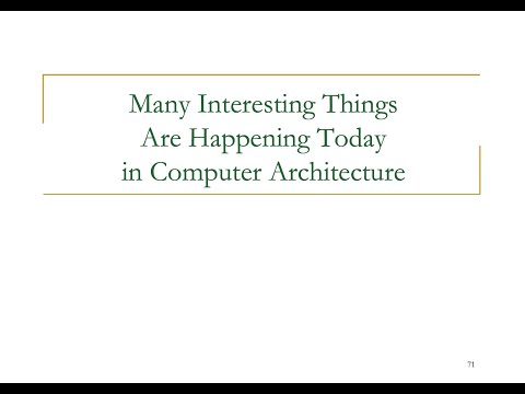 Seminar in Computer Architecture  - Lecture 1: Introduction and Basics (Fall 2021)