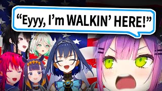 Towa Met HoloEN In NYC and Learned New English Words【Hololive】