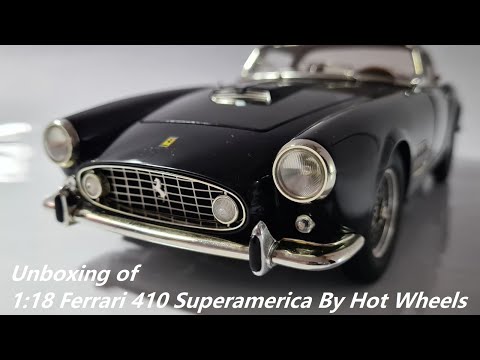 Thumbnail for 1:18 Ferrari 410 Superamerica By Hot Wheels Elite [scale die-cast car unboxing] by Ferrari 410 S