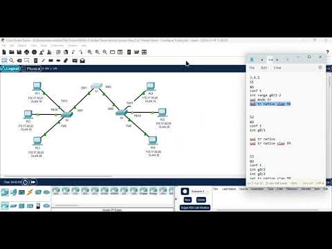 3.4.5 Packet Tracer - Configure Trunks