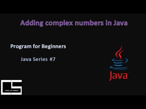 Adding Two Complex Number Java Codingwithshameera1