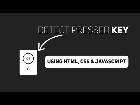 How To Detect Key Presses Using Javascript Detect Pressed Key Using Javascript