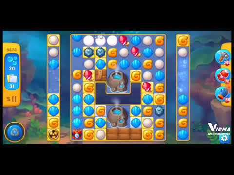 Fishdom. 9474 level no boosters and diamonds. 16 moves