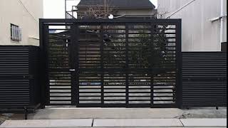 路上に面した門の防犯対策 侵入盗 外国人犯罪対策　刈谷市 空き巣