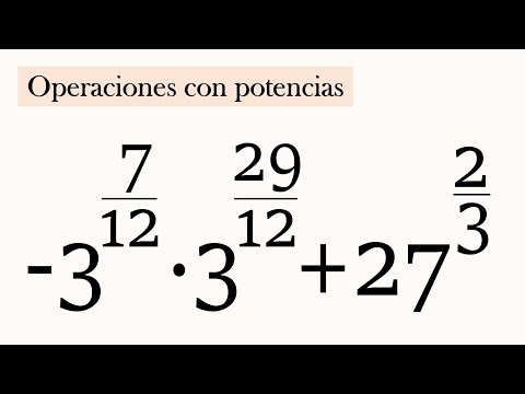 OPERACIONES COMBINADAS CON POTENCIAS. Matemáticas Básicas
