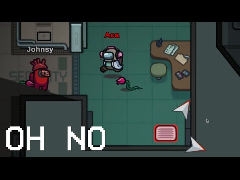 The DUMBEST IMPOSTOR ESCAPE EVER in Among Us