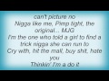 8Ball & Mjg - Pimpin Don't Fail Me Now Lyrics