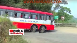 KSRTC BUS DRIVER IS WAVING HANDS AT US   SUPERB   