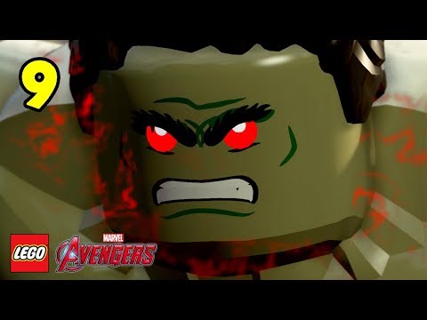 LEGO MARVEL`s Avengers Walkthrough Part 9 - ANGER MANAGEMENT (No HUD Gameplay)