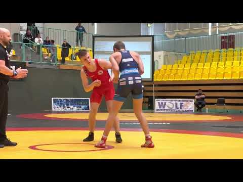 RINGEN DM 23 B-Jugend / Platz 1+2 68kg GR - Christoph Trautmann vs. Can-Noah Manz #WRV