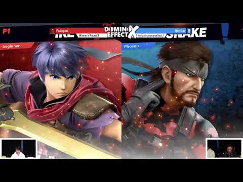 Domino Effect X [SSBU Singles] - Pokepen (Ike) vs. HunBar (Snake)